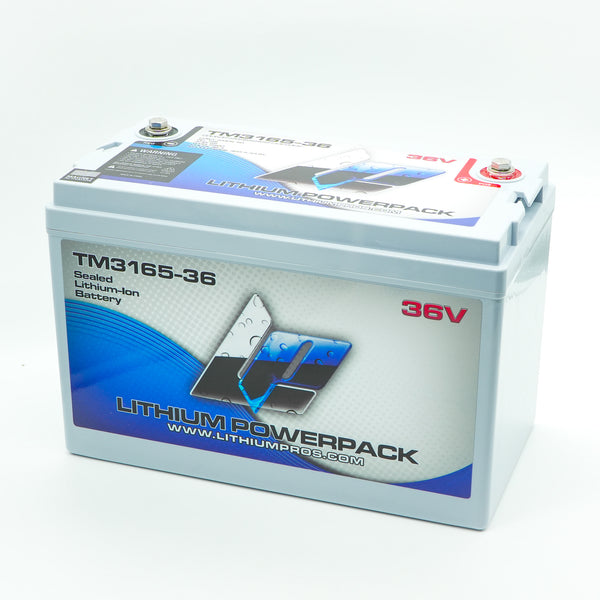 Lithium Pros TM3165-36 36V 65Ah BlueTooth Lithium Ion Trolling Battery