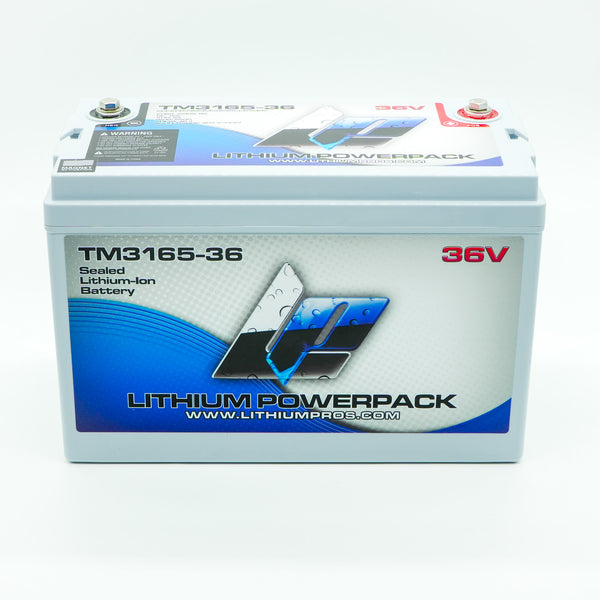 Lithium Pros TM3165-36 36V 65Ah BlueTooth Lithium Ion Trolling Battery