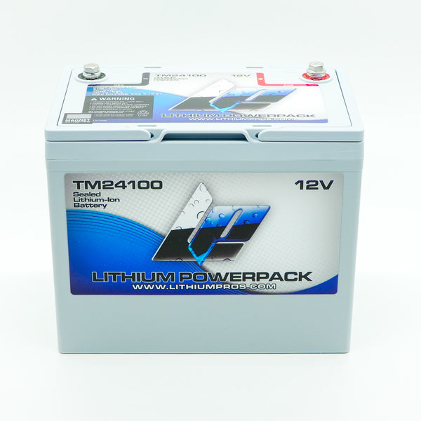 Lithium Pros TM24100 100Ah BlueTooth Lithium Ion 12 Volt Battery