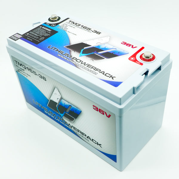 Lithium Pros TM3165-36 36V 65Ah BlueTooth Lithium Ion Trolling Battery