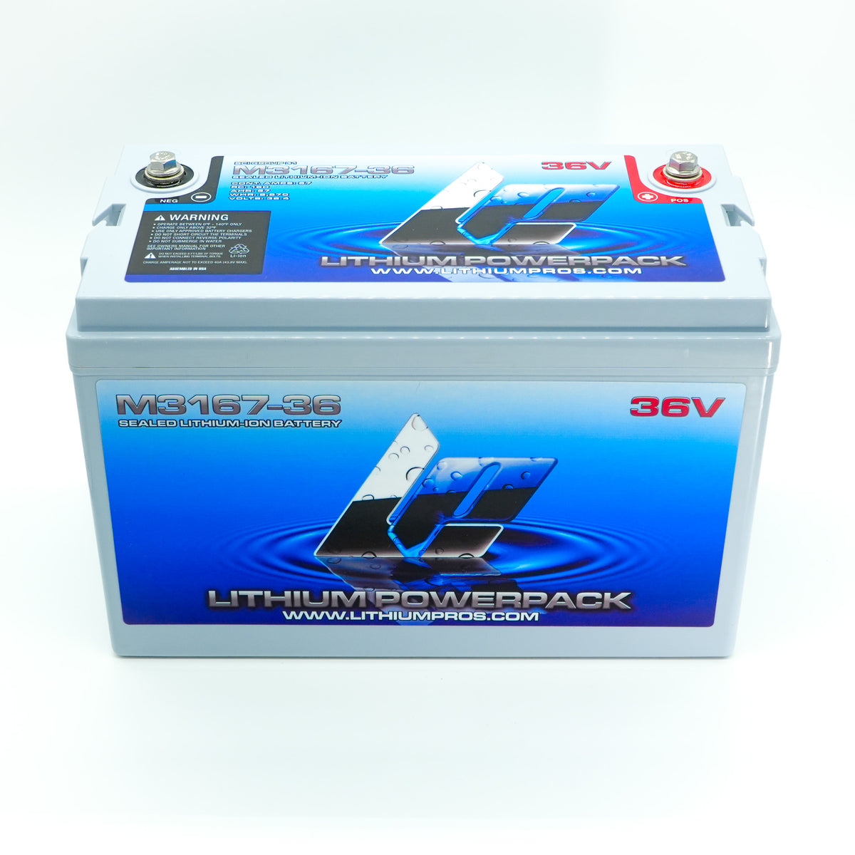 Lithium Pros M3167-36 38.4V 67Ah Lithium Ion Trolling Battery, image size:1200x1200