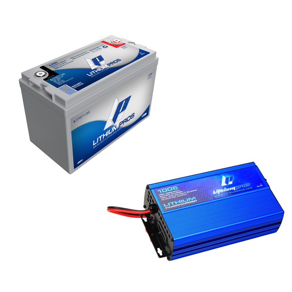 Lithium Pros L3167-36 36V 67Ah BlueTooth Lithium Ion Trolling Battery