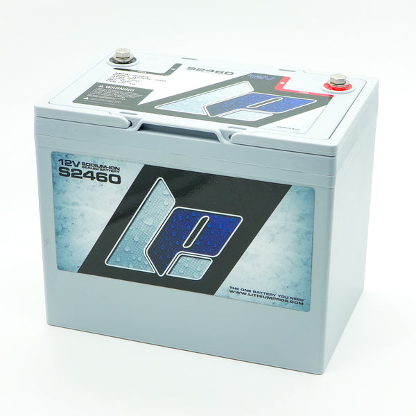 Lithium Pros S2460 60Ah Sodium Ion Marine Start 12 Volt Battery
