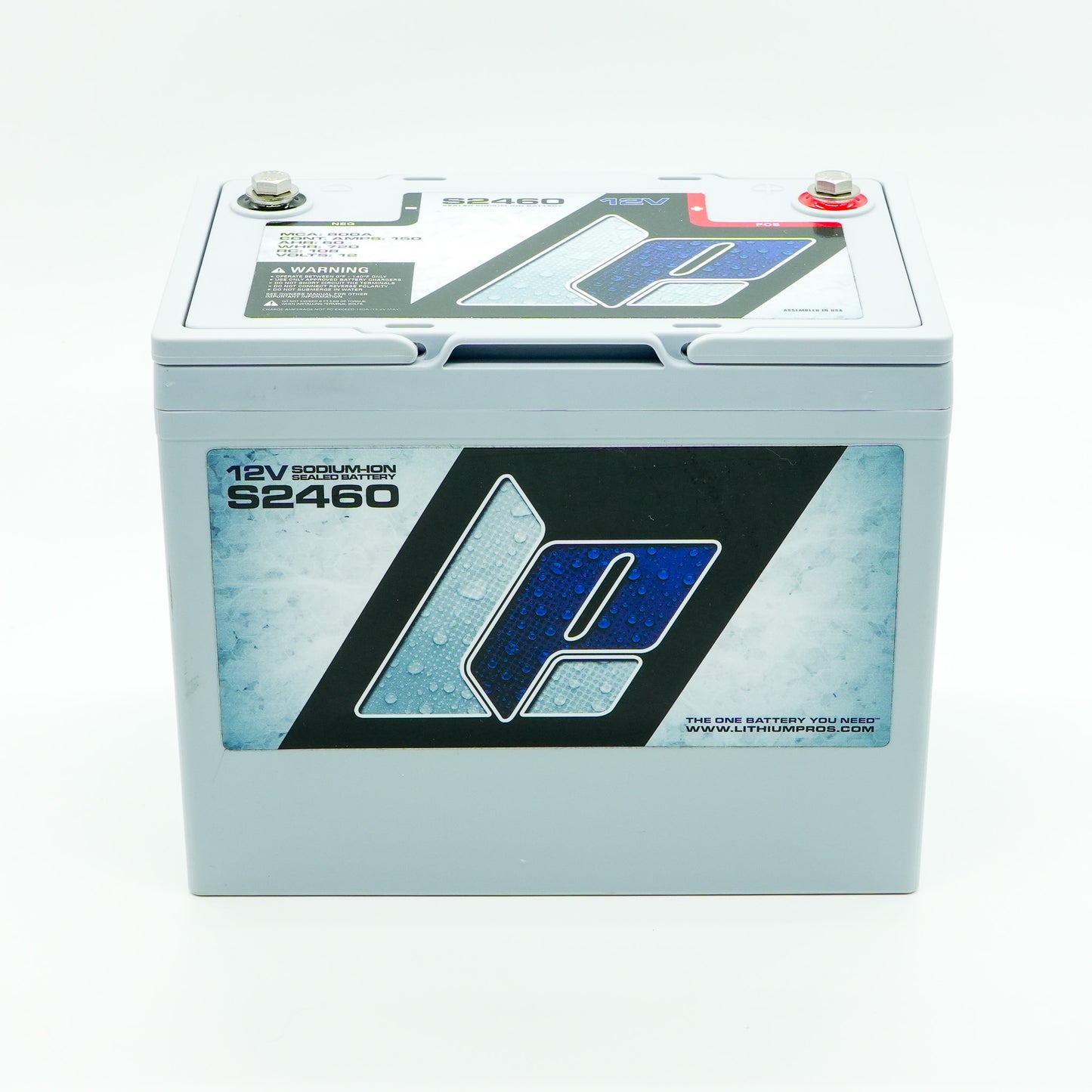 S2460 12V 60Ah Sodium Ion Marine Start Battery