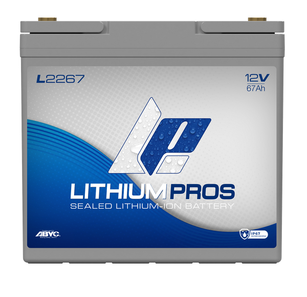 Lithium Pros L2267 12 Volt 67Ah Lithium Ion Bluetooth Battery