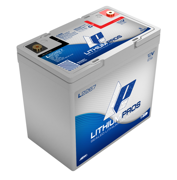 Lithium Pros L2267 12 Volt 67Ah Lithium Ion Bluetooth Battery