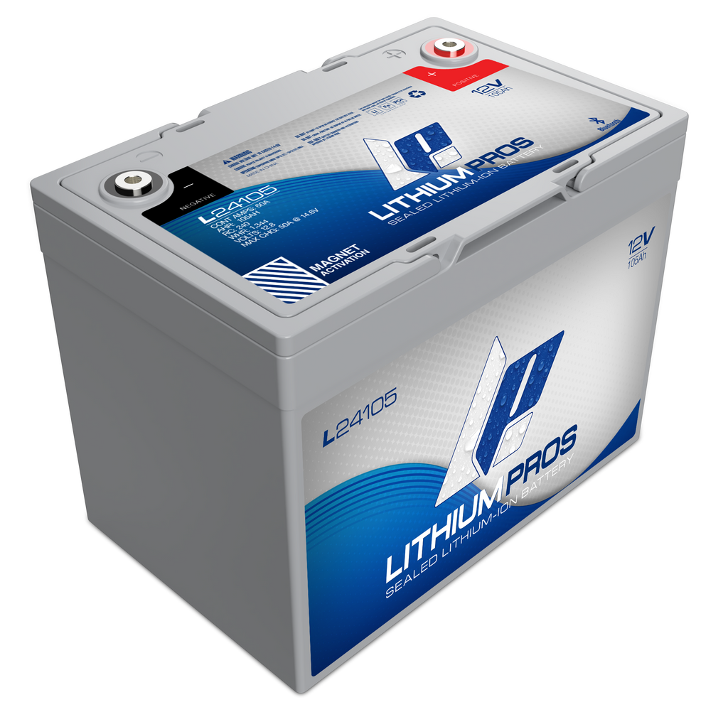 Lithium Pros L24105 12V 105Ah BlueTooth Lithium Ion Battery