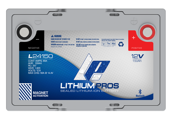 Lithium Pros L24150 12V 150Ah Bluetooth Lithium Ion Battery