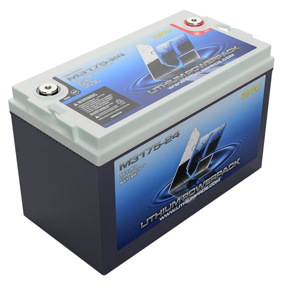 Lithium Pros M3175-24 25.6V 60Ah Lithium Ion Trolling Battery