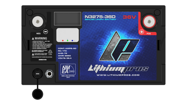 N3275-36 38.4V 75Ah Lithium Ion Trolling Battery with NMEA 2000