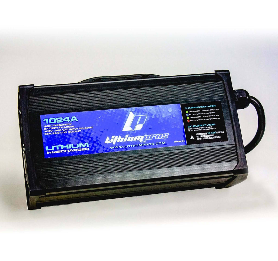 1024A 24V 25A Lithium Ion Marine Battery Charger