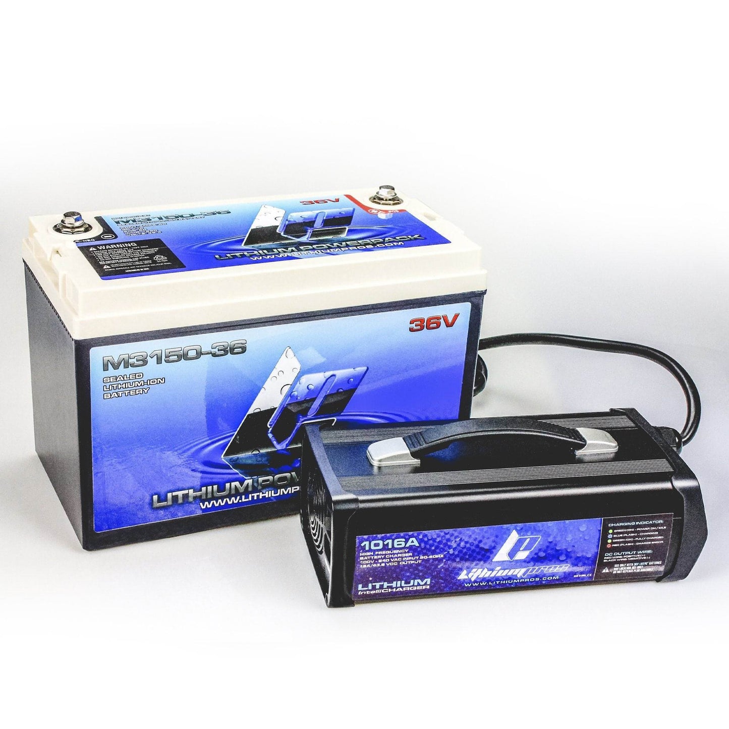 M3150-36 38.4V 50Ah Lithium Ion Trolling Battery - Lithium Pros