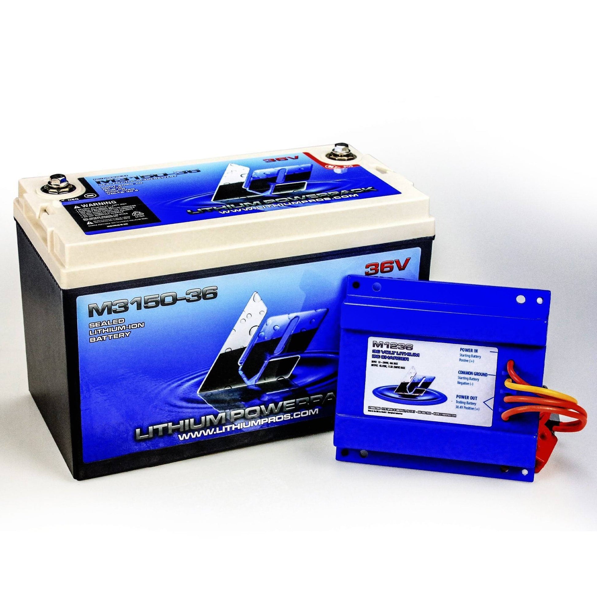 M3150-36 38.4V 50Ah Lithium Ion Trolling Battery - Lithium Pros