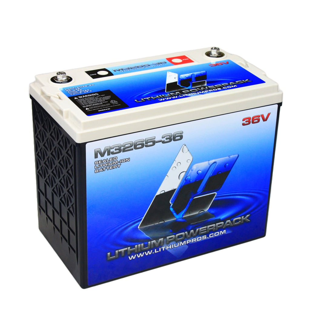 M3265-36 38.4V 65Ah Lithium Ion Trolling Battery - Lithium Pros