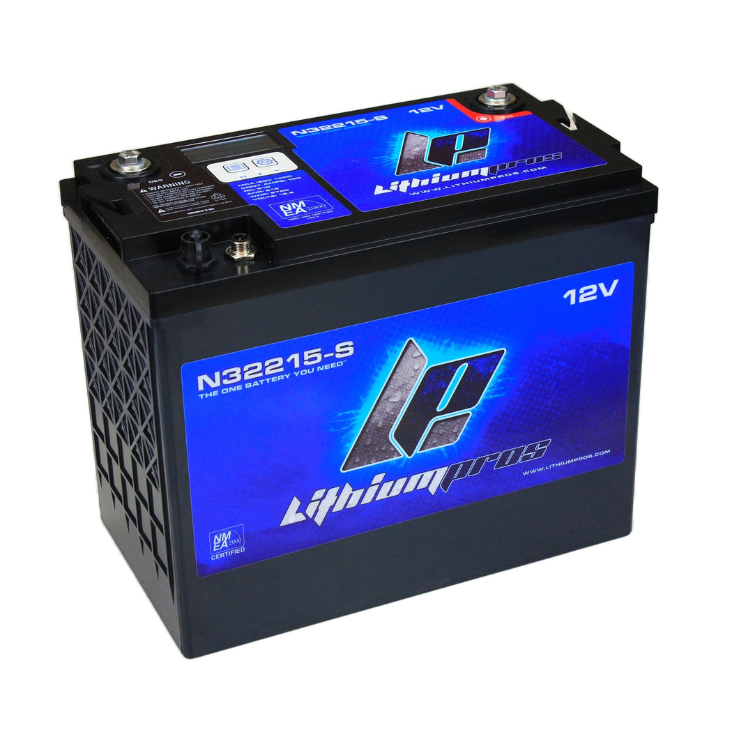 N32215-S 12.8V 215Ah Marine Starting Battery with NMEA 2000 - Lithium Pros