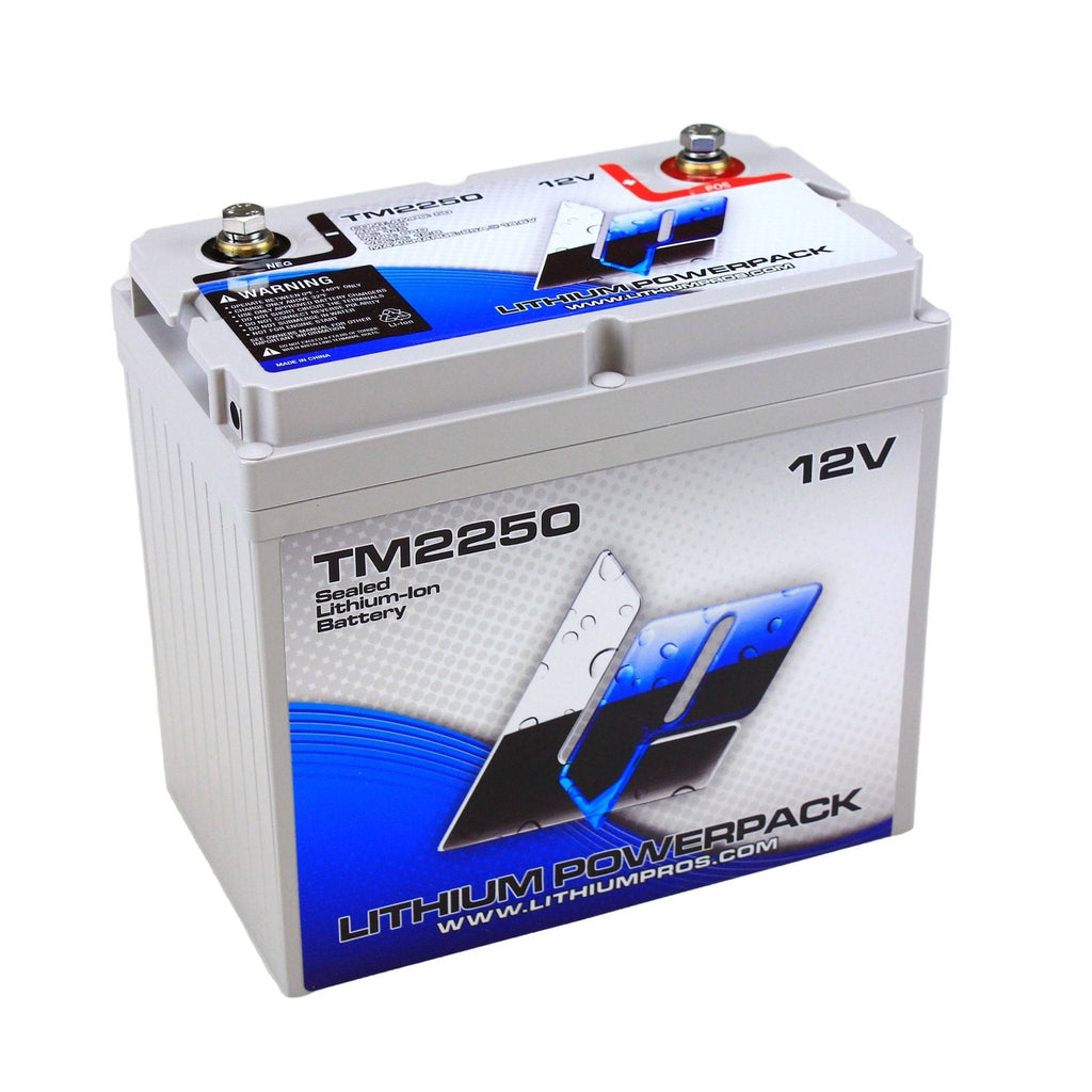 TM2250 12.8V 50Ah Lithium Ion Battery - Lithium Pros