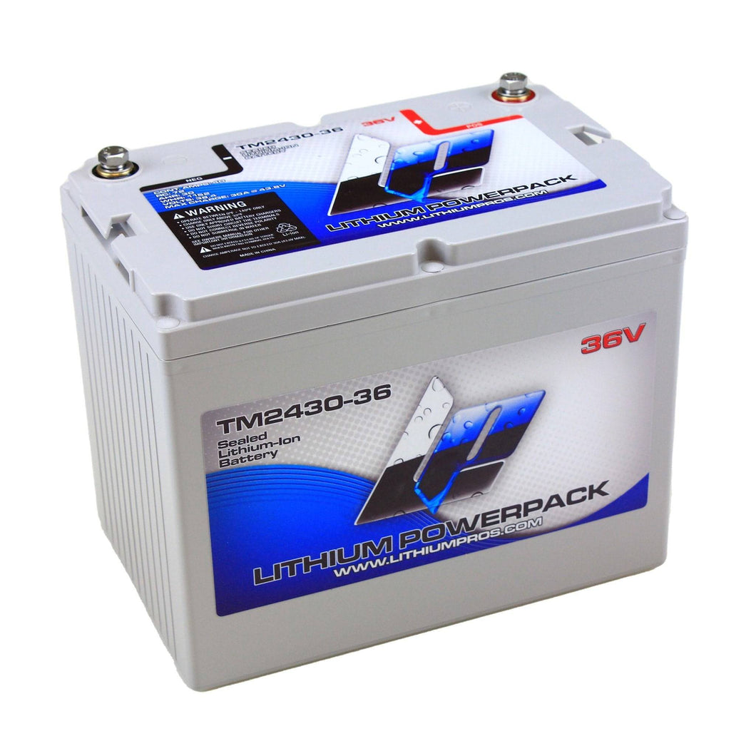 TM2430-36 38.4V 30Ah Lithium Ion Trolling Battery