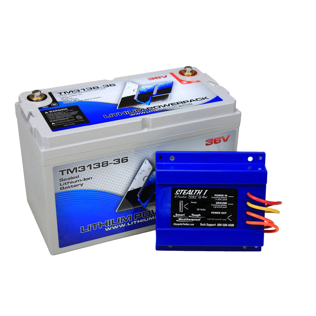 TM3138-36 38.4V 38Ah Lithium Ion Trolling Battery - Lithium Pros
