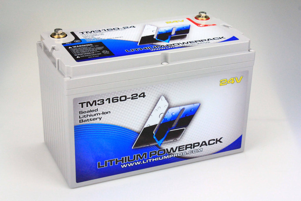 TM3160-24 25.6V 60Ah Lithium Ion Trolling Battery - Lithium Pros