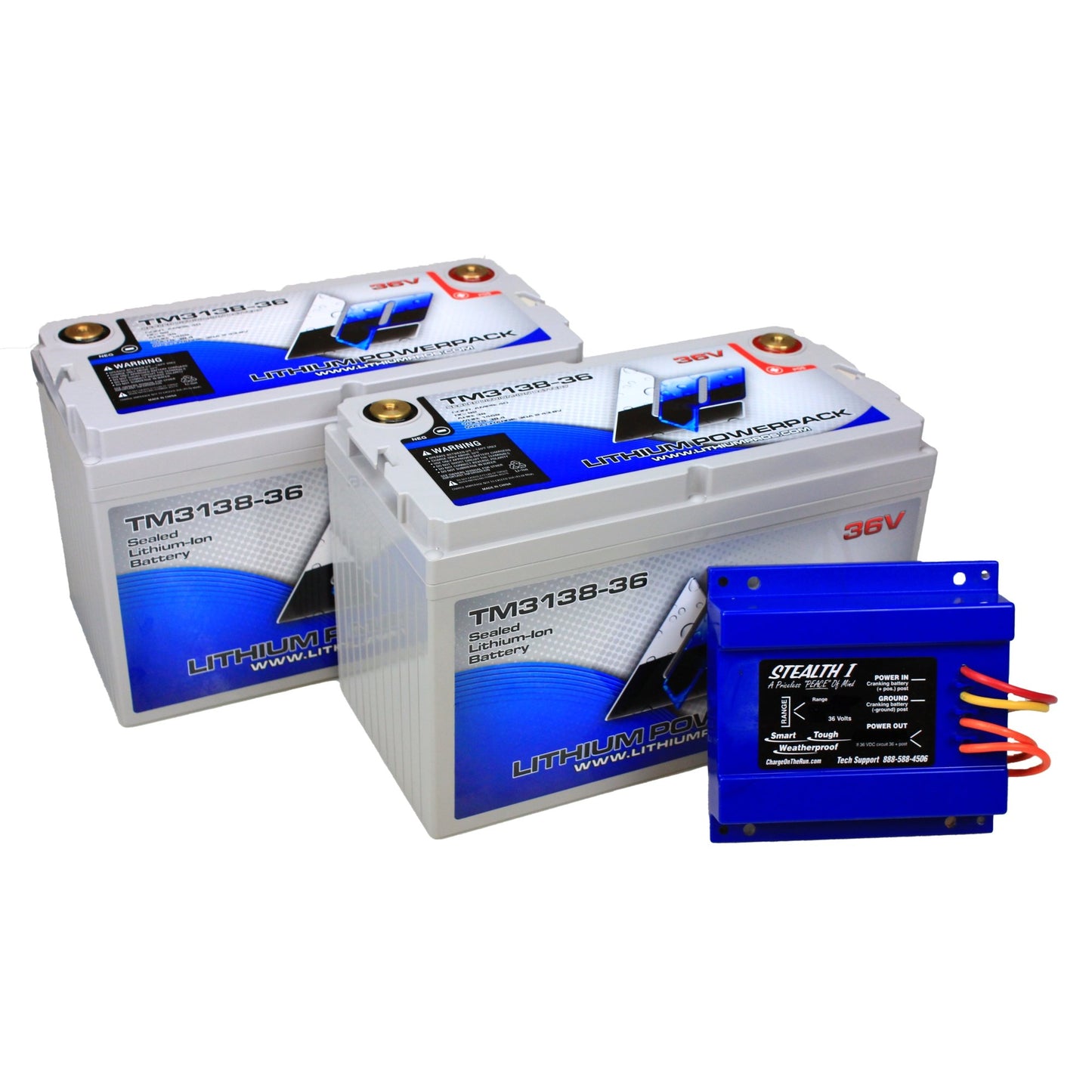 TM3176-36 38.4V 76Ah Lithium Ion Trolling Battery Kit - Lithium Pros