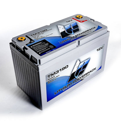 TM3190 12.8V 90Ah Lithium Ion Trolling Battery - Lithium Pros